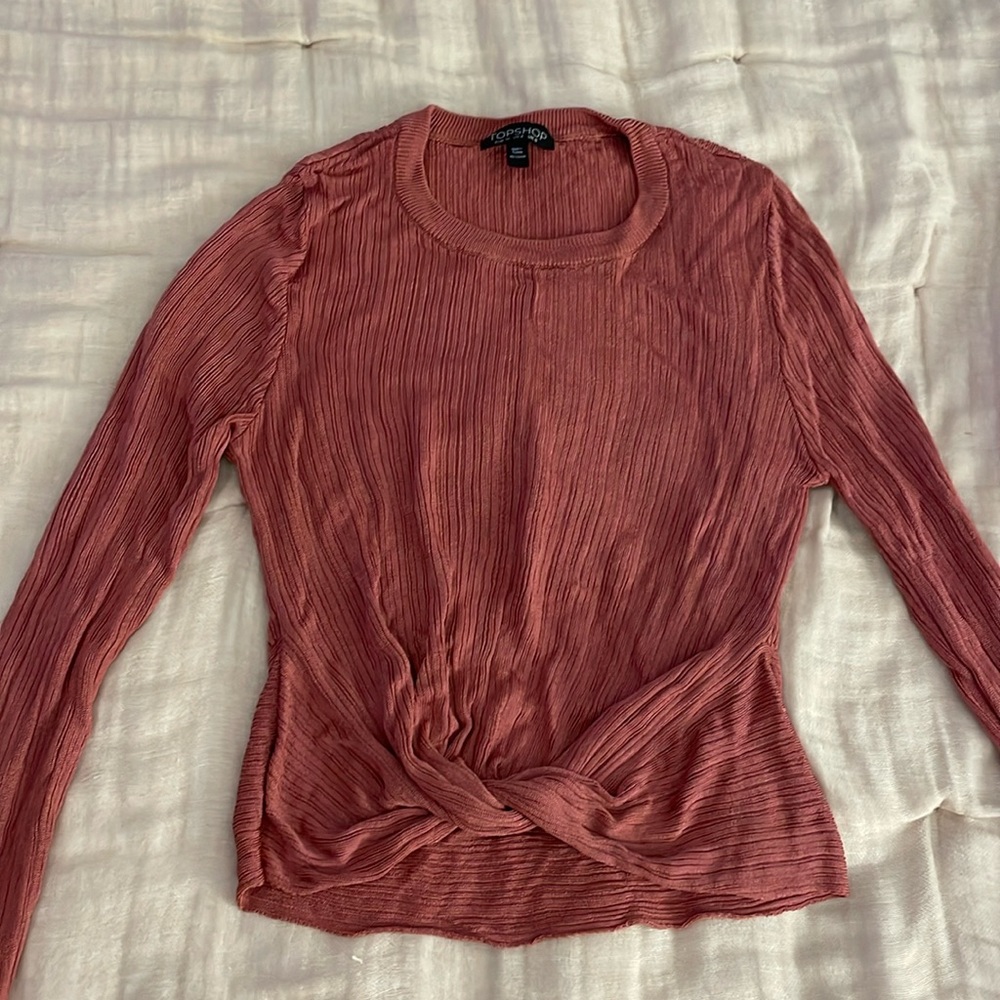 Topshop ribbed long sleeve - 4